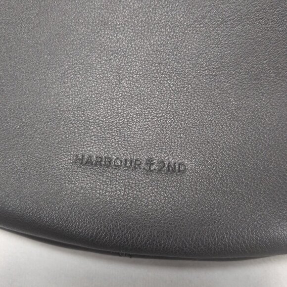 Harbour 2nd Black Ash Genuine Leather Guitar Strap Large Belt Bag Fanny Pack - Picture 2 of 12